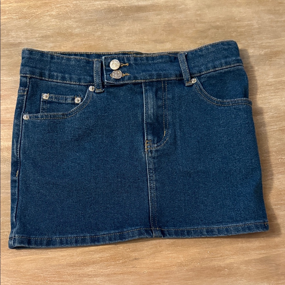 Women’s Edikted Blue Denim Skirt